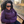 Load image into Gallery viewer, Plum Funnel Neck Hoodie