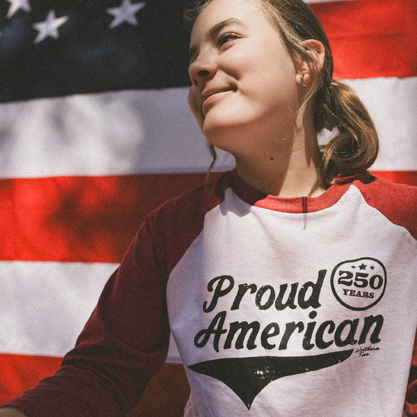 Proud American Qtr Sleeve Tee