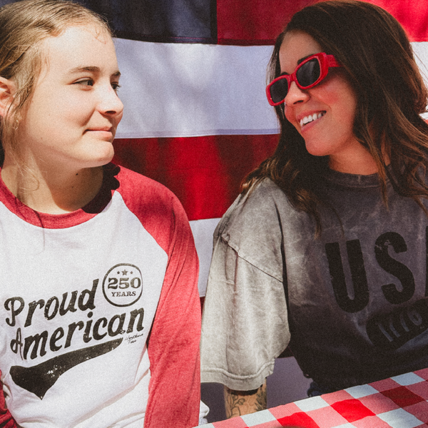 Proud American Qtr Sleeve Tee
