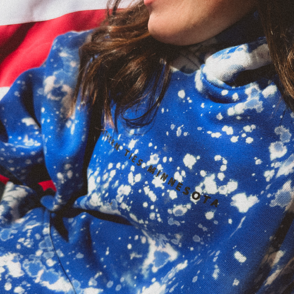 Blue Skies Bleached Hoodie