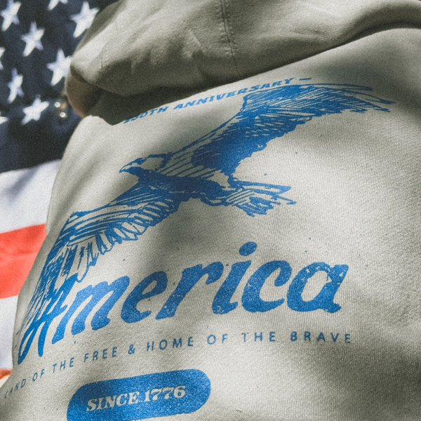 Blue Eagle Zip Hoodie