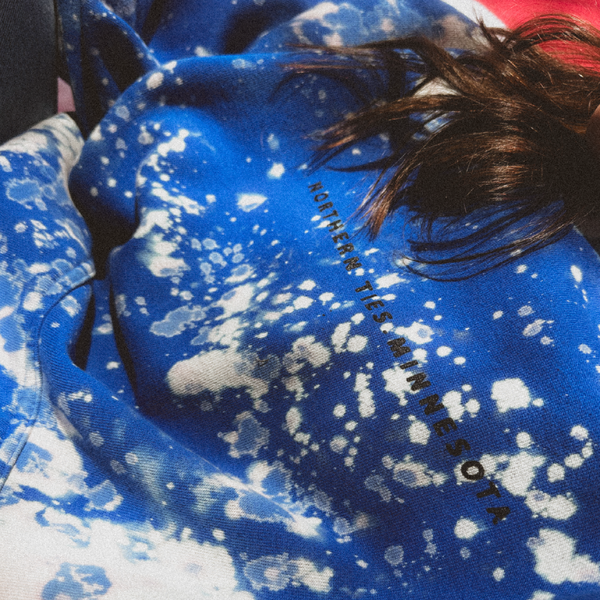 Blue Skies Bleached Hoodie