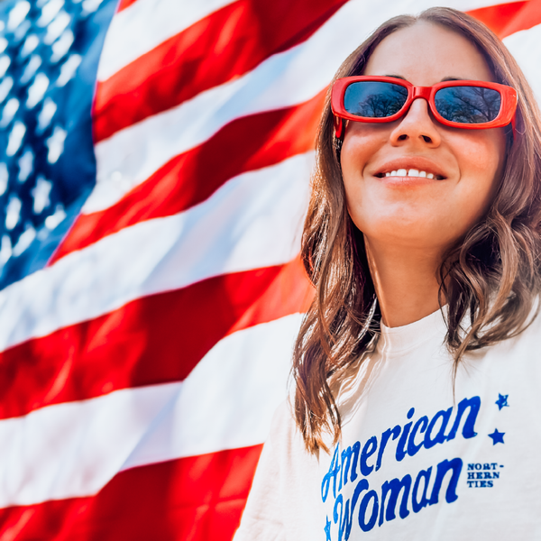 American Woman Boxy Tee