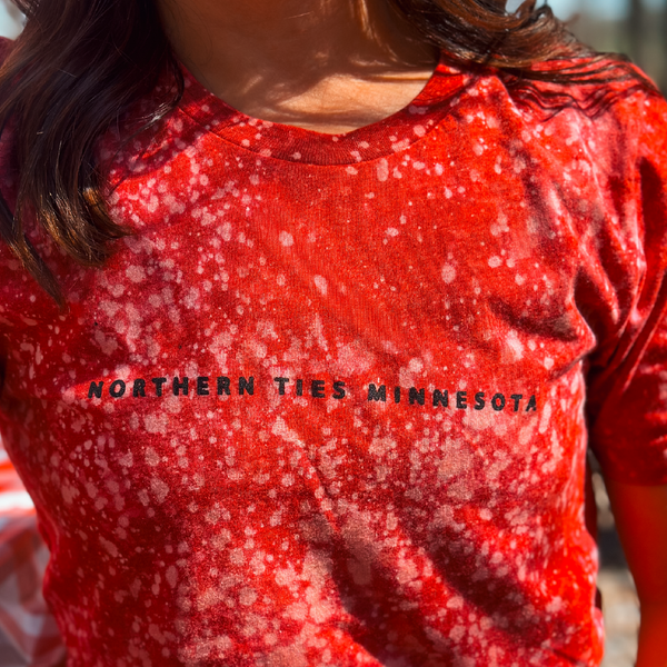 Firecracker Red Bleached Tee