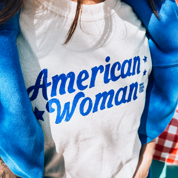 American Woman Boxy Tee