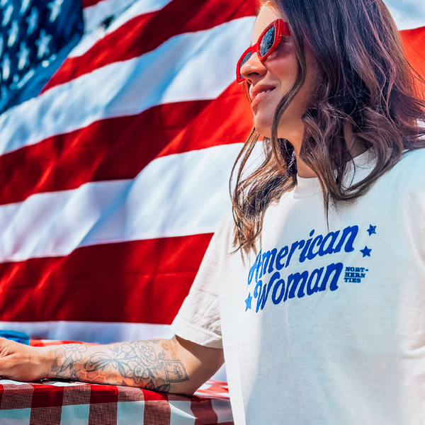 American Woman Boxy Tee