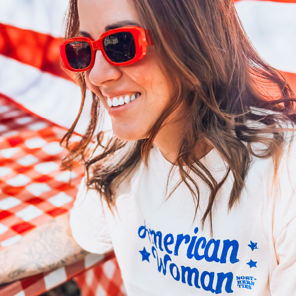 American Woman Boxy Tee