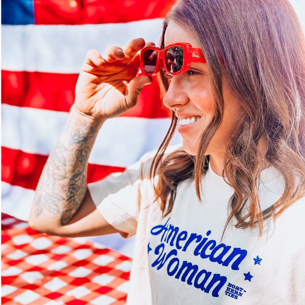 American Woman Boxy Tee