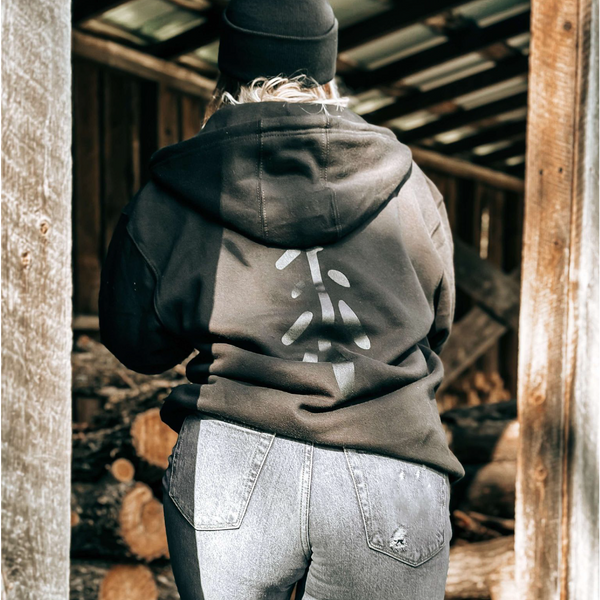 Blacked Out Zip Hoodie