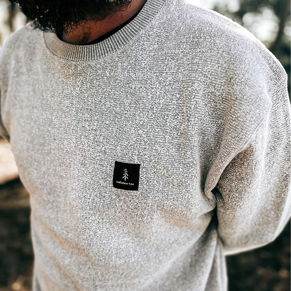 Grey Plush Crewneck