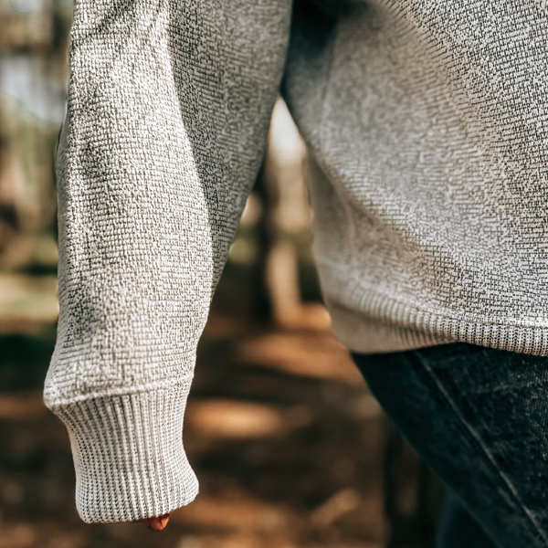 Grey Plush Crewneck