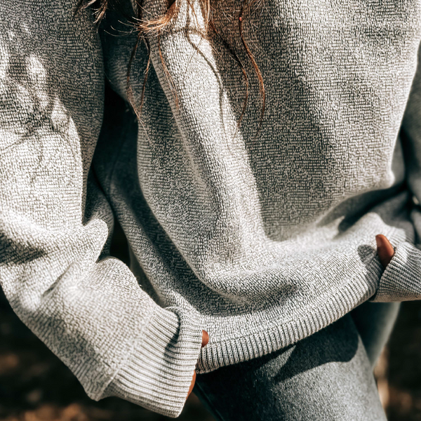 Grey Plush Crewneck