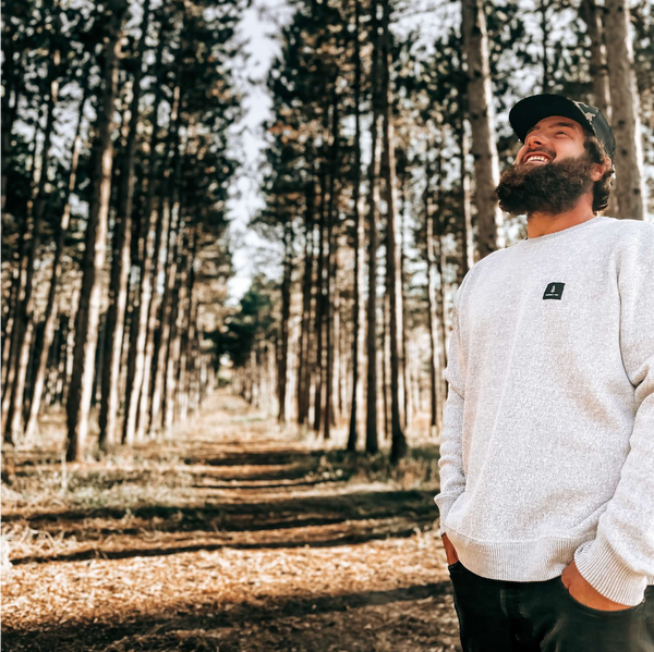 Grey Plush Crewneck