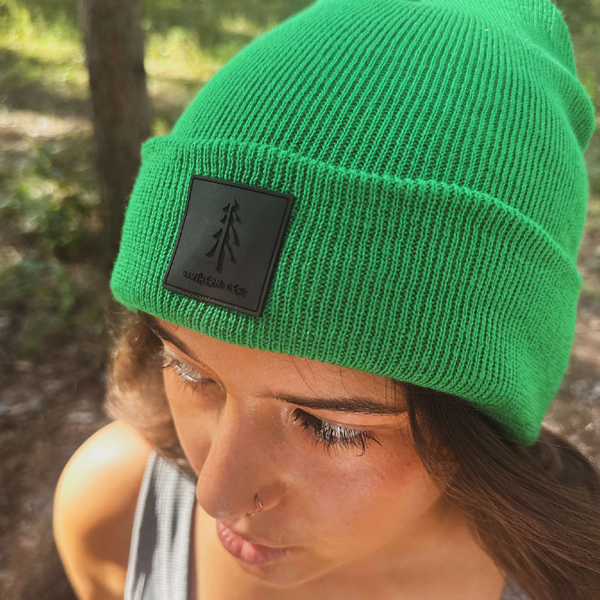 Rubber Patch Beanies