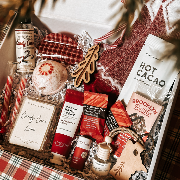 Candy Cane Lane Gift Box