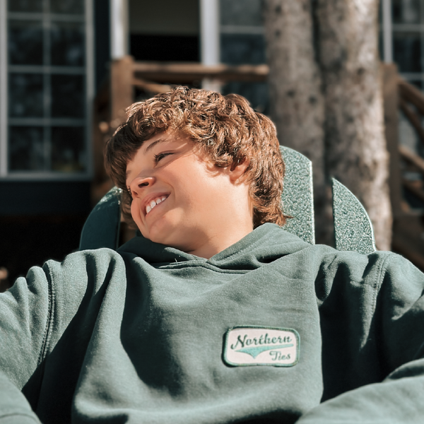 Youth Evergreen Vintage Patch Hoodie