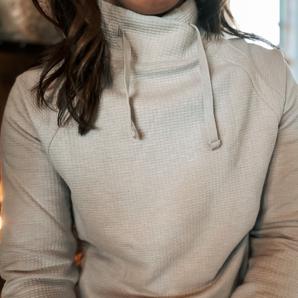 Women's Waffle Pullover