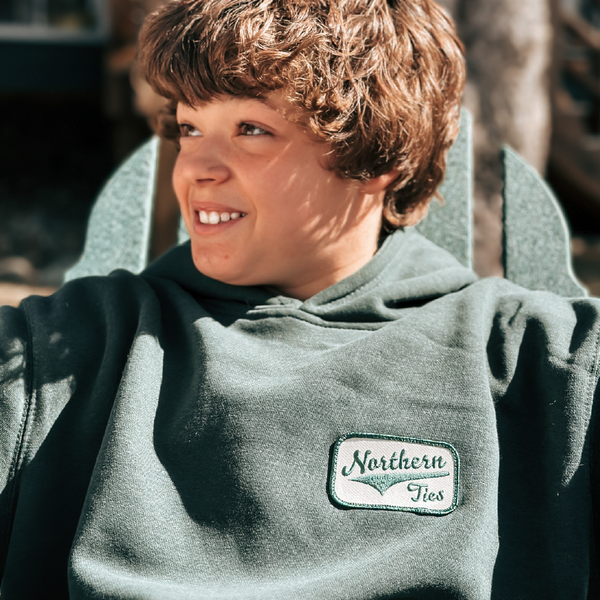 Youth Evergreen Vintage Patch Hoodie