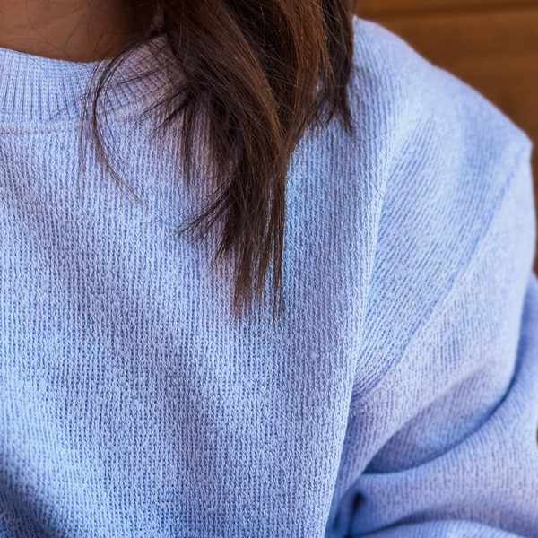 Ice Purple Plush Crewneck