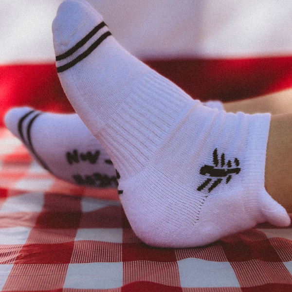 White Short Socks