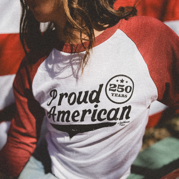 Proud American Qtr Sleeve Tee