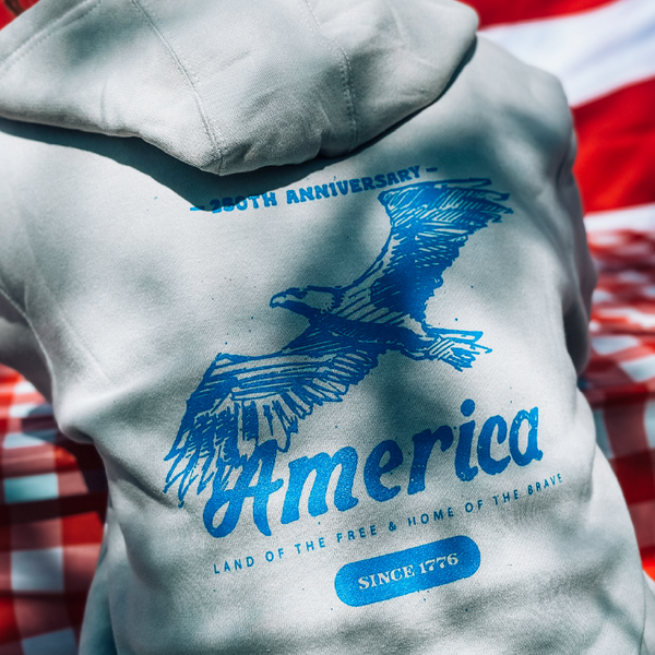 Blue Eagle Zip Hoodie