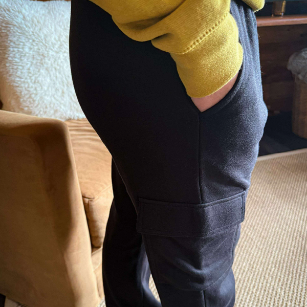 Black Cargo Jogger