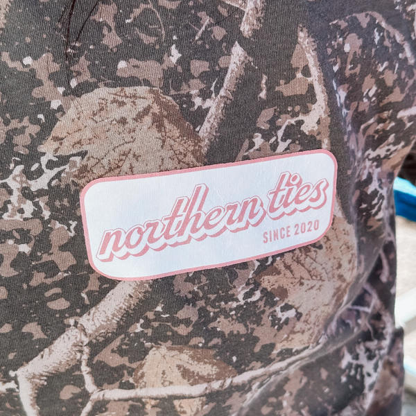 Camo & Coral Tee
