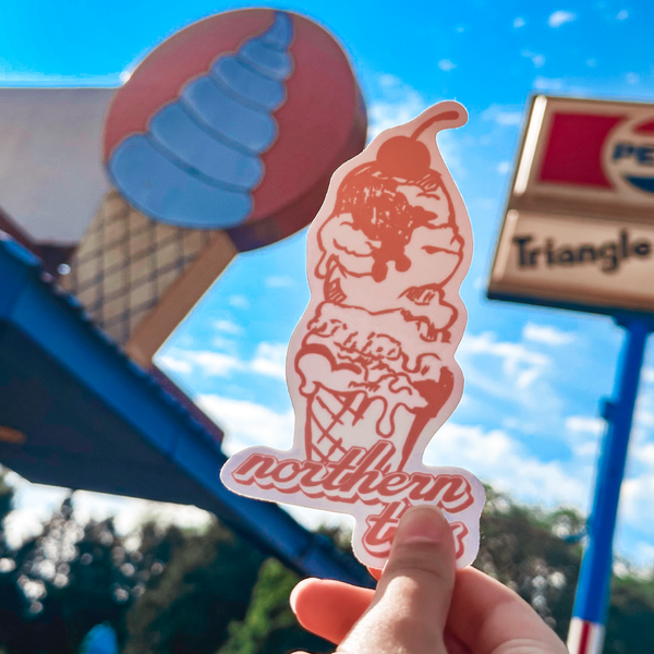 Ice Cream Cone Sticker
